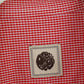 Pretty Green Men S Casual Shirt Red Check Cotton Detailed Buttons Long Sleeve Top