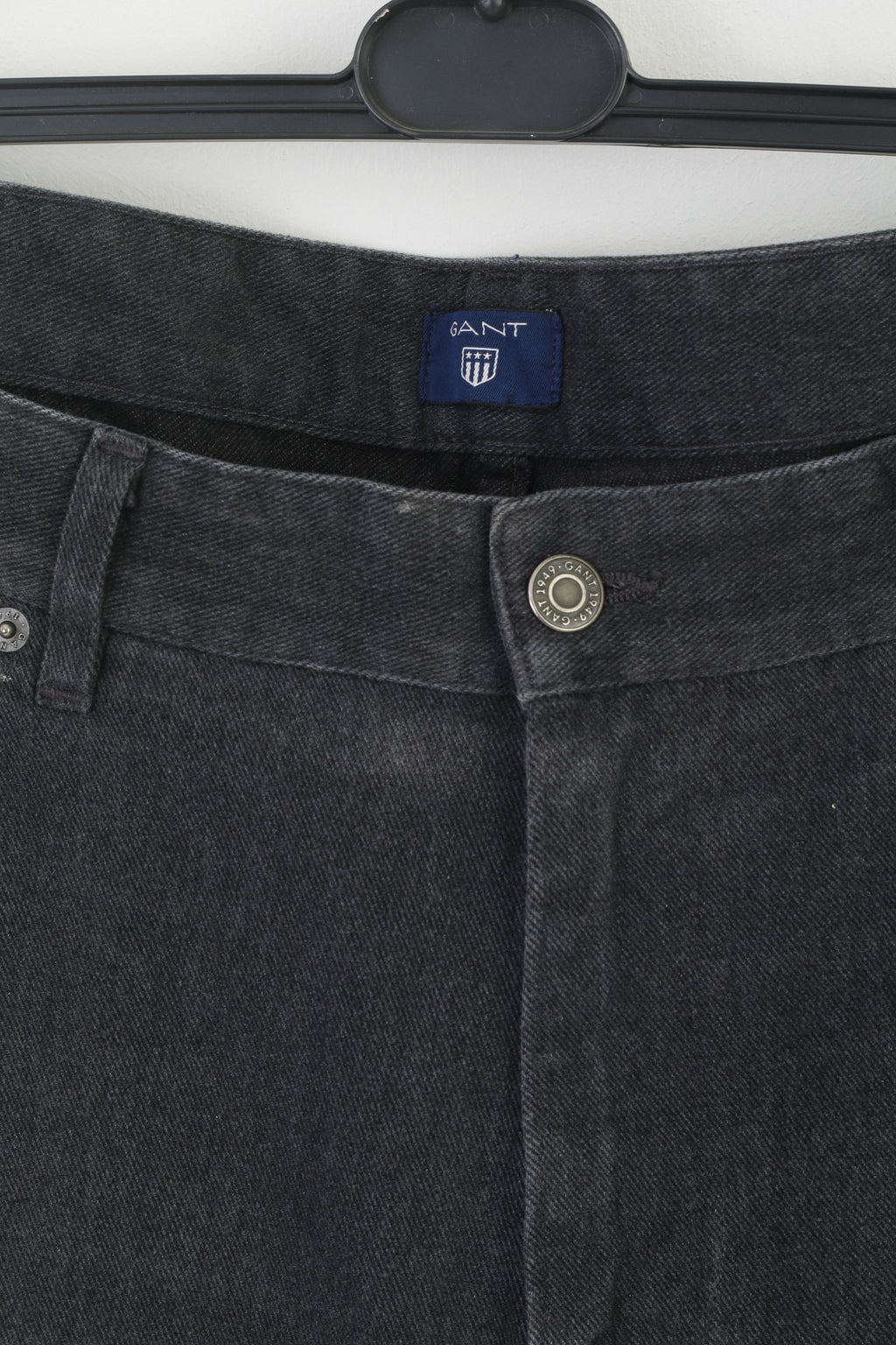 GANT Uomo 38 54 Pantaloni Pantaloni casual lunghi morbidi dritti regolari in cotone grigio