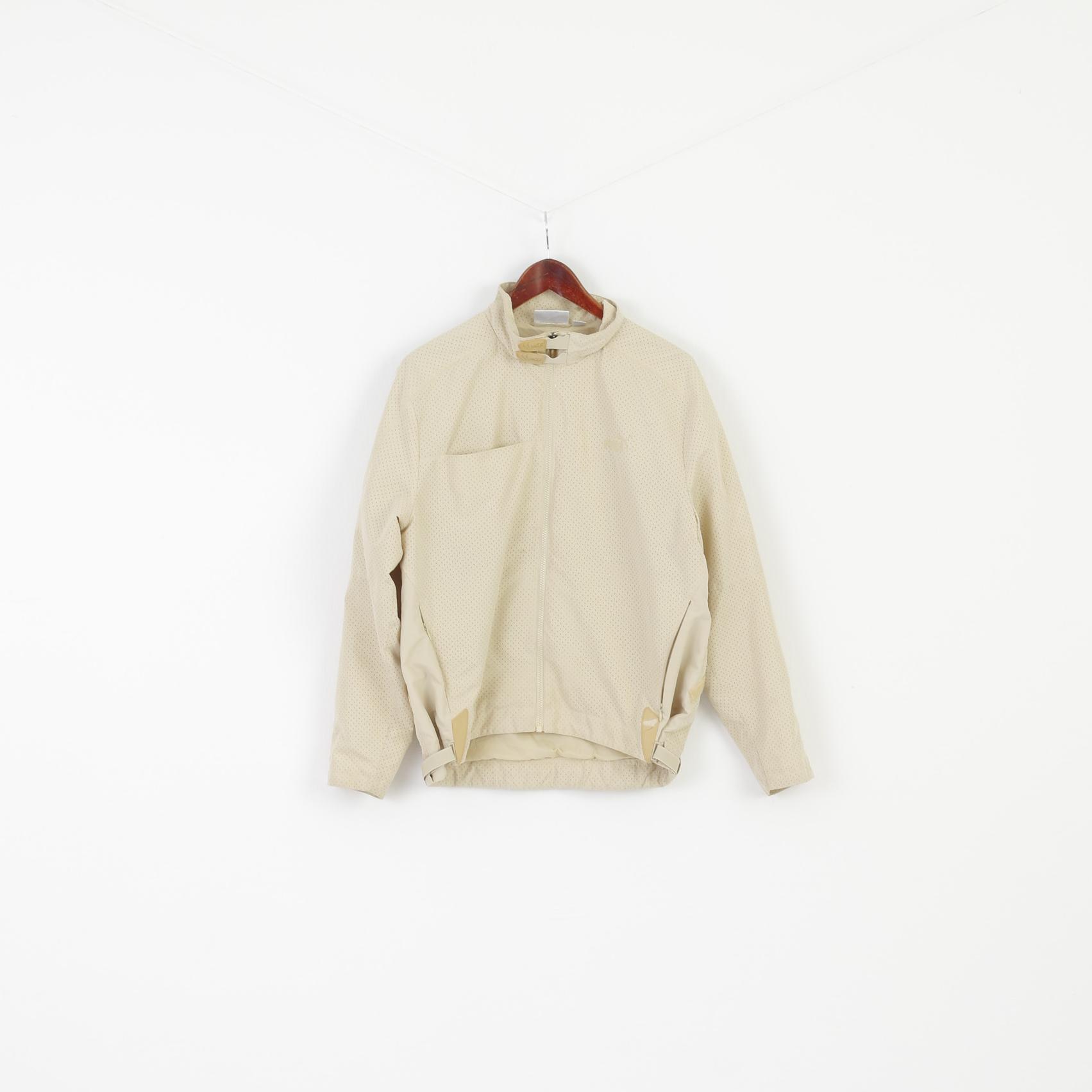 Puma Women S Jacket Beige Punch Lightweight Zip Up Sportswear Top