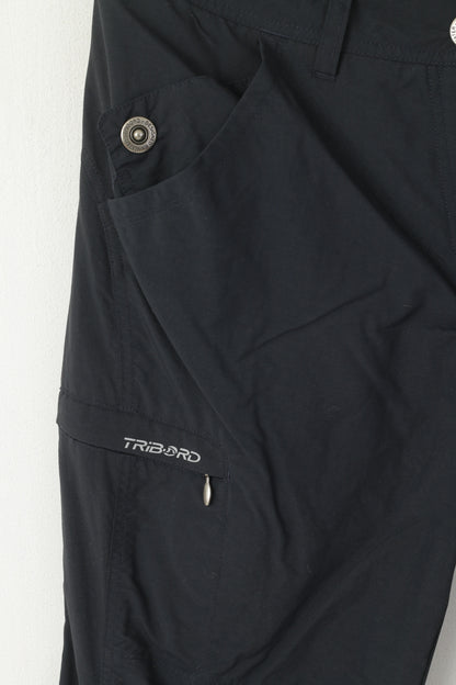 Pantaloni Tribord da donna M. Pantaloni con tasche per abbigliamento sportivo da escursionismo all'aria aperta blu scuro