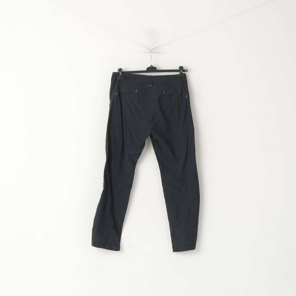 Tribord Women M Trousers Navy Outdoor Hiking Activewear Pockets Pants