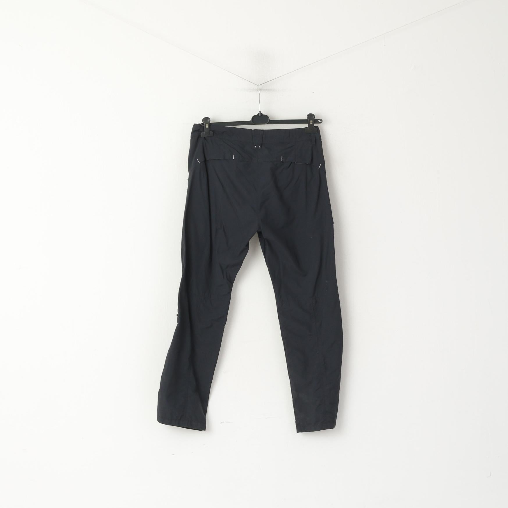 Tribord Women M Trousers Navy Outdoor Hiking Activewear Pockets Pants