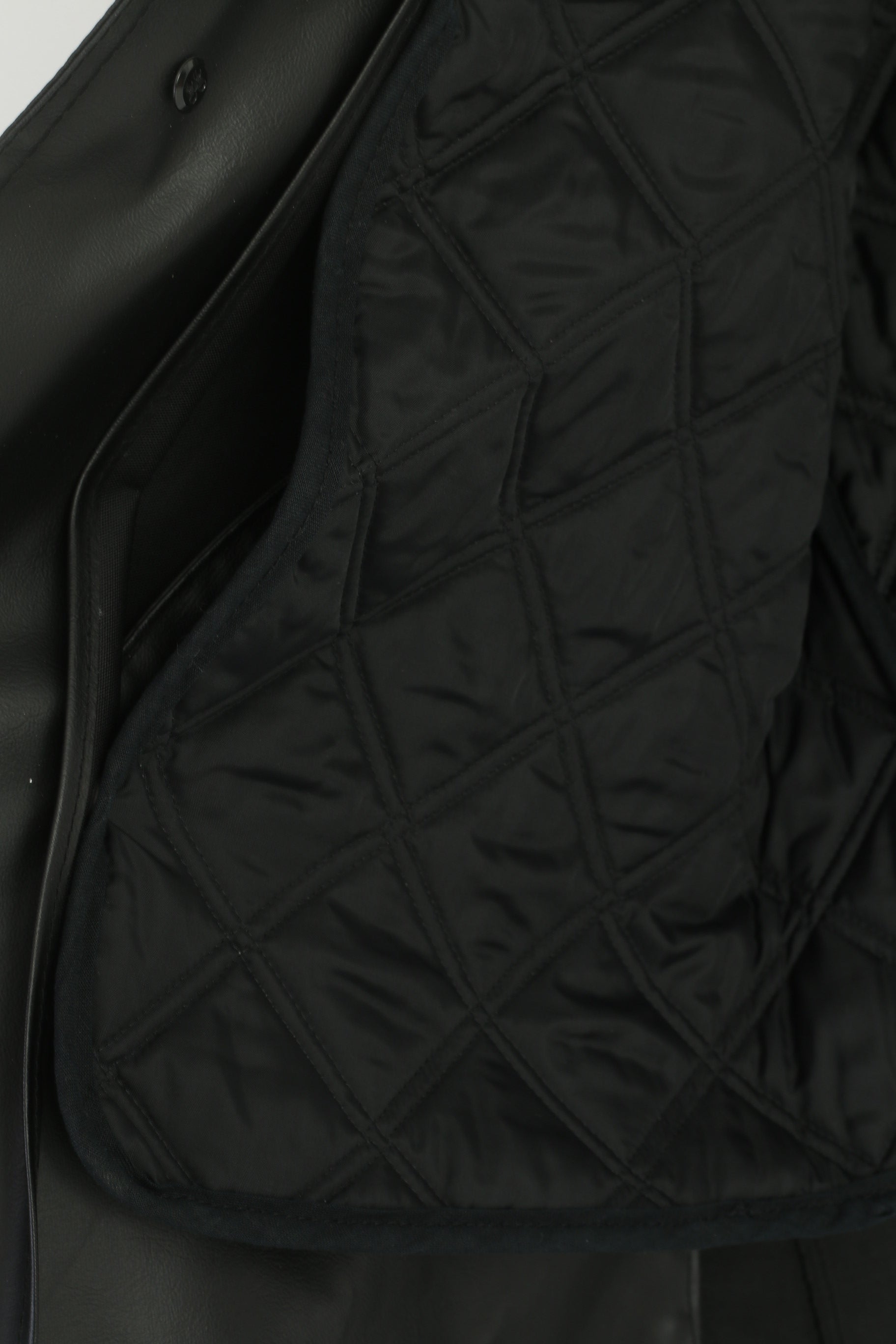 Risa Men 52 L Veste Noir Brillant Doublure Amovible Simple Boutonnage Swiss Made Top