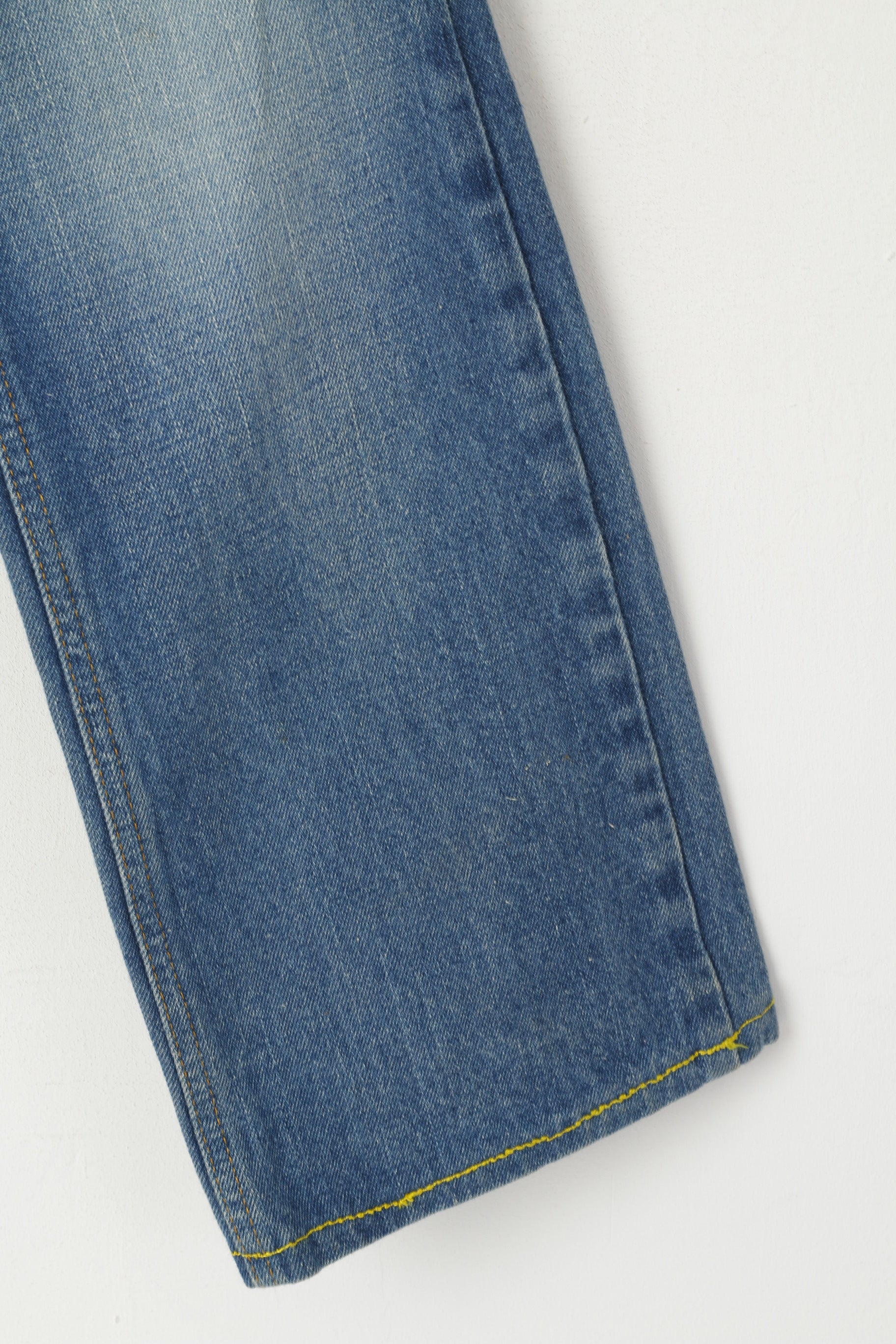 Polo Jeans Ralph Lauren Women 8 Trousers Blue Cotton Classic Vintage Denim Pants