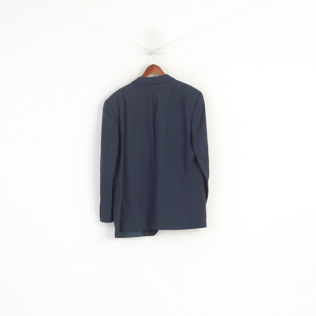 Roy Robson Men 44 Blazer Sea Green Wool High Twist by Reda Single Breasted Jacket