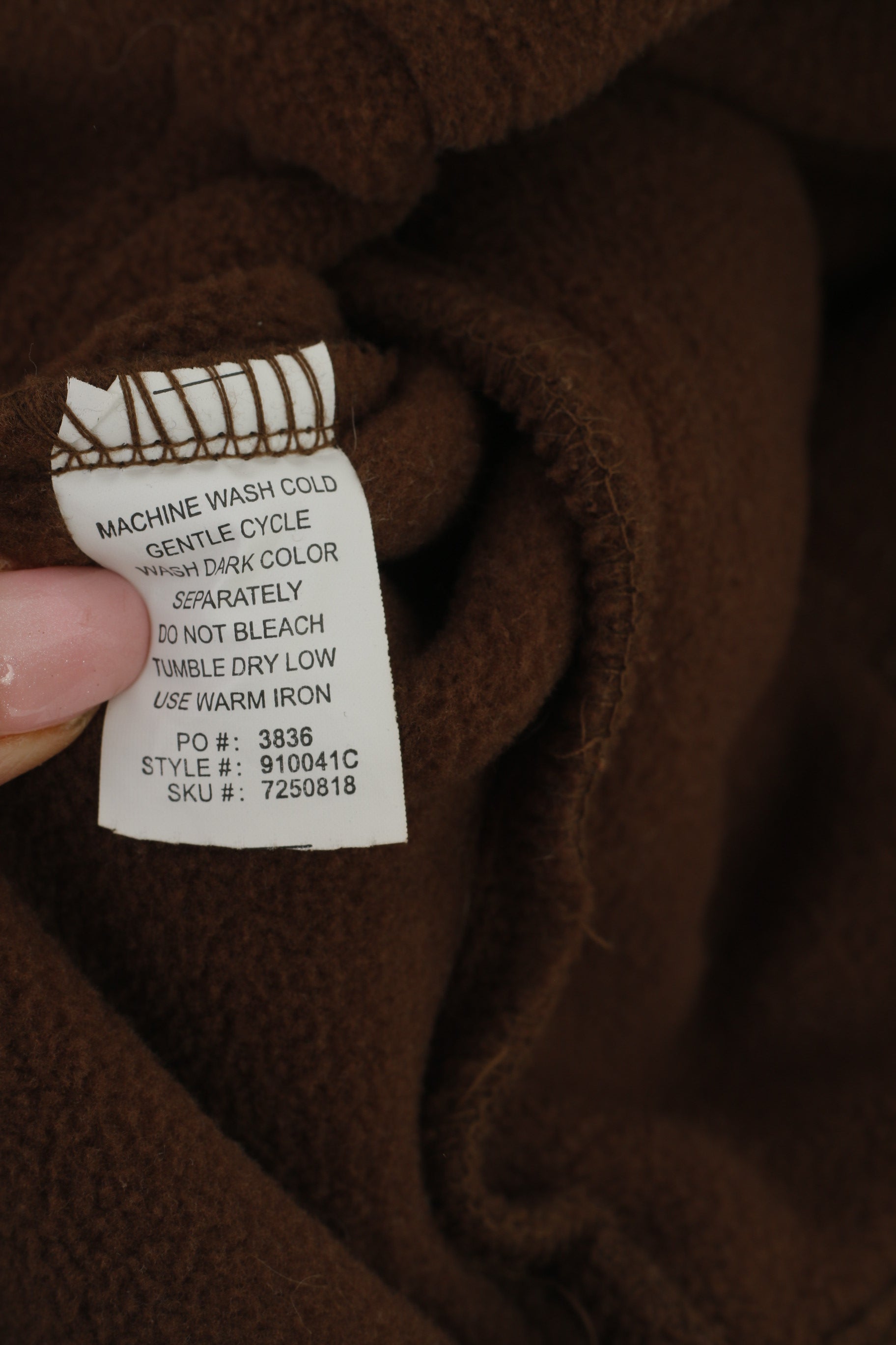 Bit & Bridle Women L Waistcoat Brown Fleece Bodywarmer Horse Riding Vest