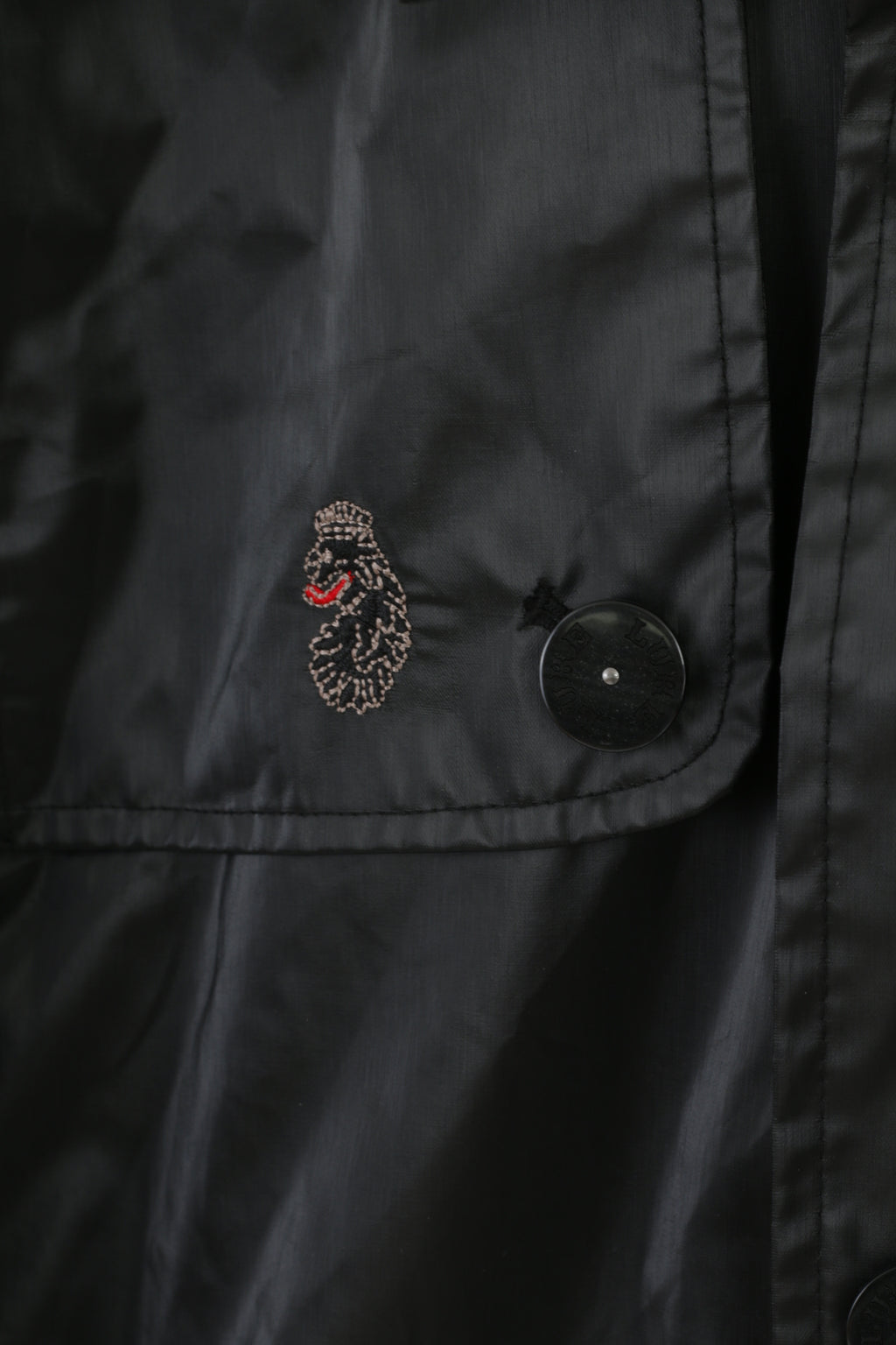 Luke 1977 Men L (M) Jacket Black Nylon Waterproof Classic Lightweight Top