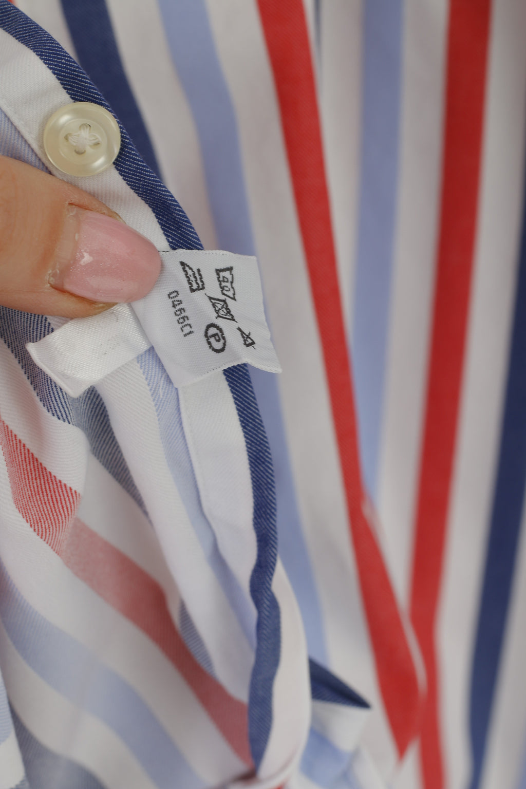 TM Lewin Luxury Men XL 16.5 36 Casual Shirt Blue Striped Cotton Cufflinks Ling Sleeve Top