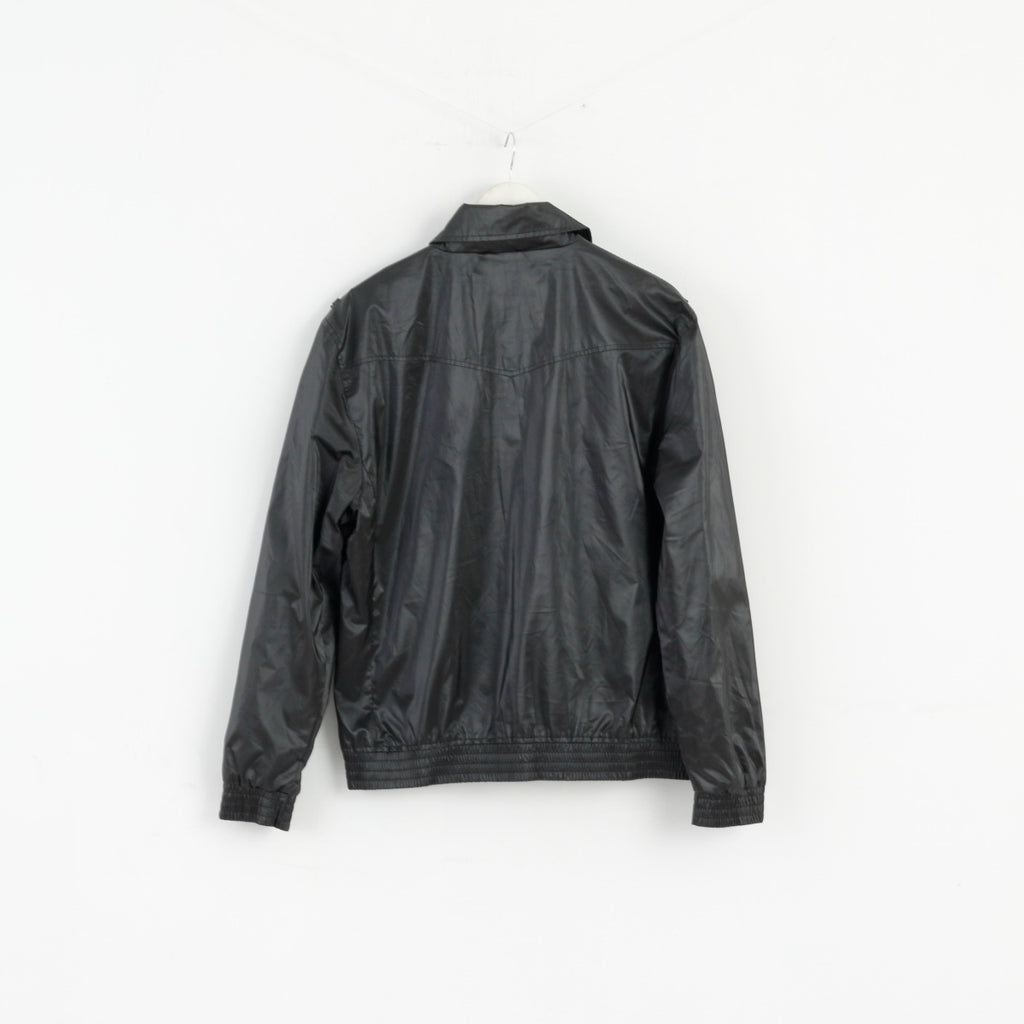 Luke 1977 Men L (M) Jacket Black Nylon Waterproof Classic Lightweight Top