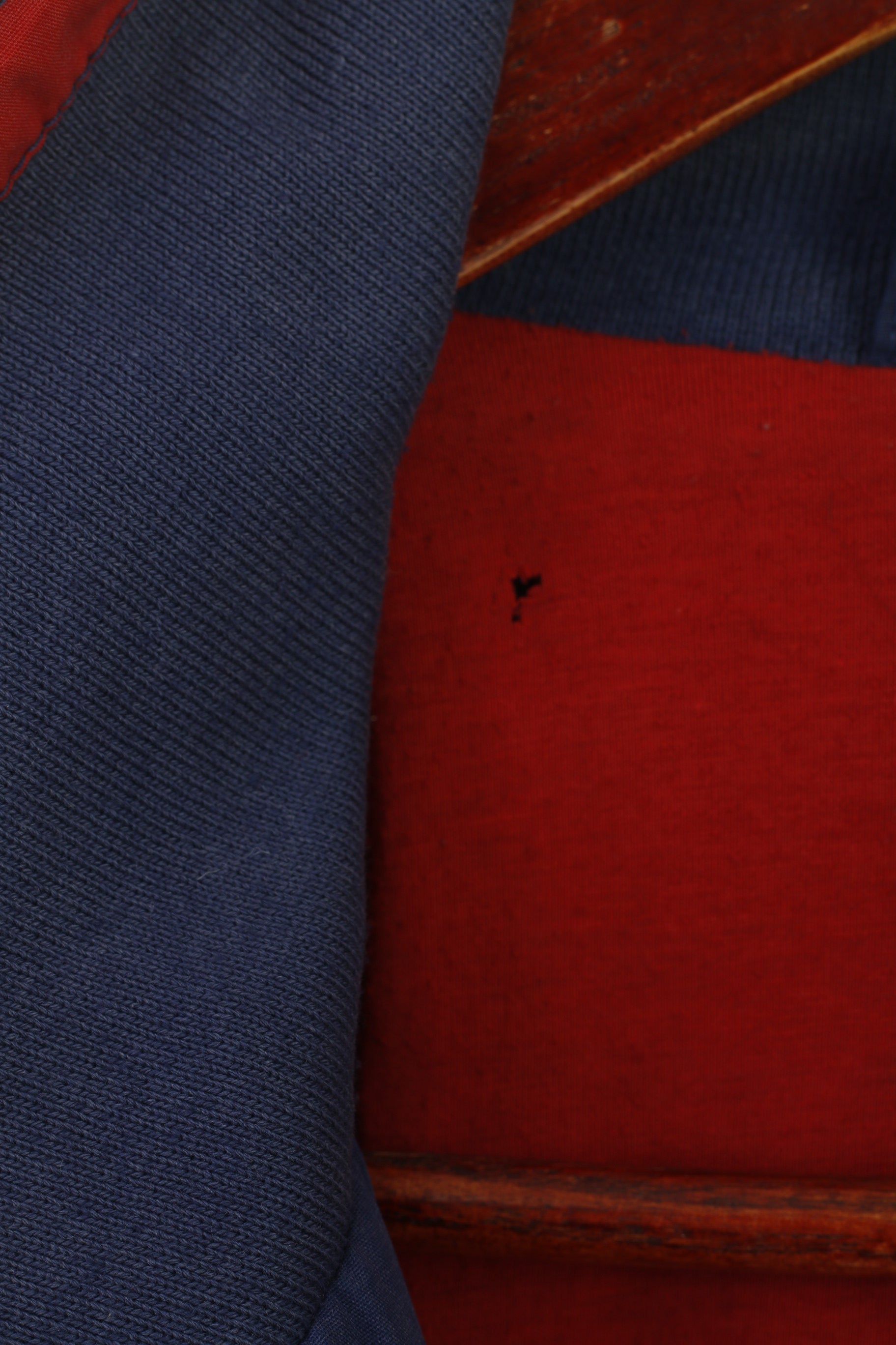 Nike Homme M Veste Marine Rouge vintage 90s Sportswear Full Zipper Oldschool Top