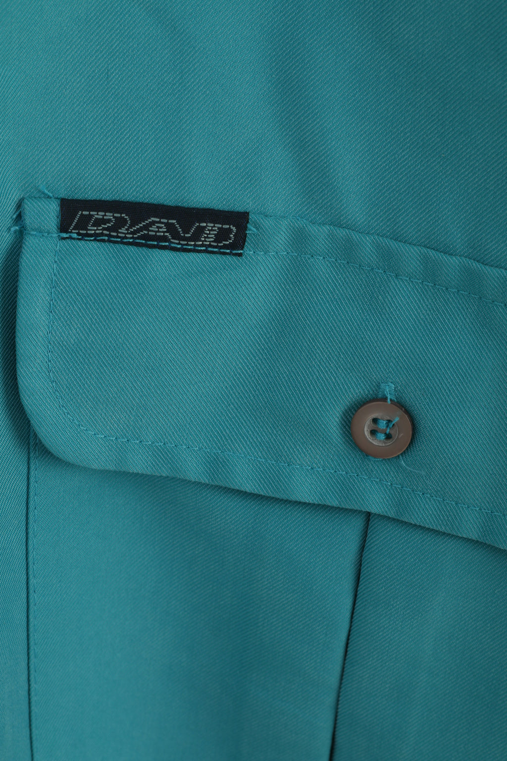 DAB Dickens and Browne Men 5 2XL Casual Shirt Green Vintage Modal Long Sleeve Top