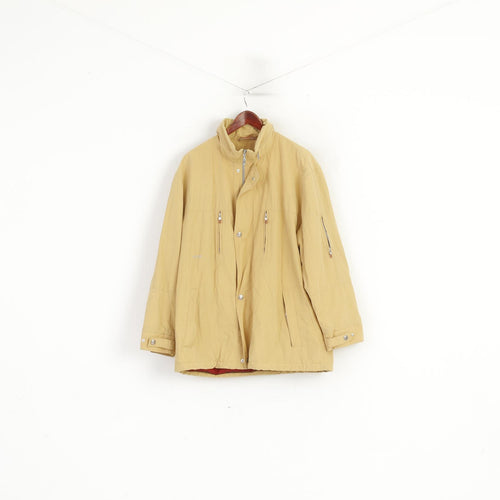 Bugatti Gore-Tex Hommes 27 XL Veste Camel Pleine Fermeture Éclair Multi Poches Haut Classique