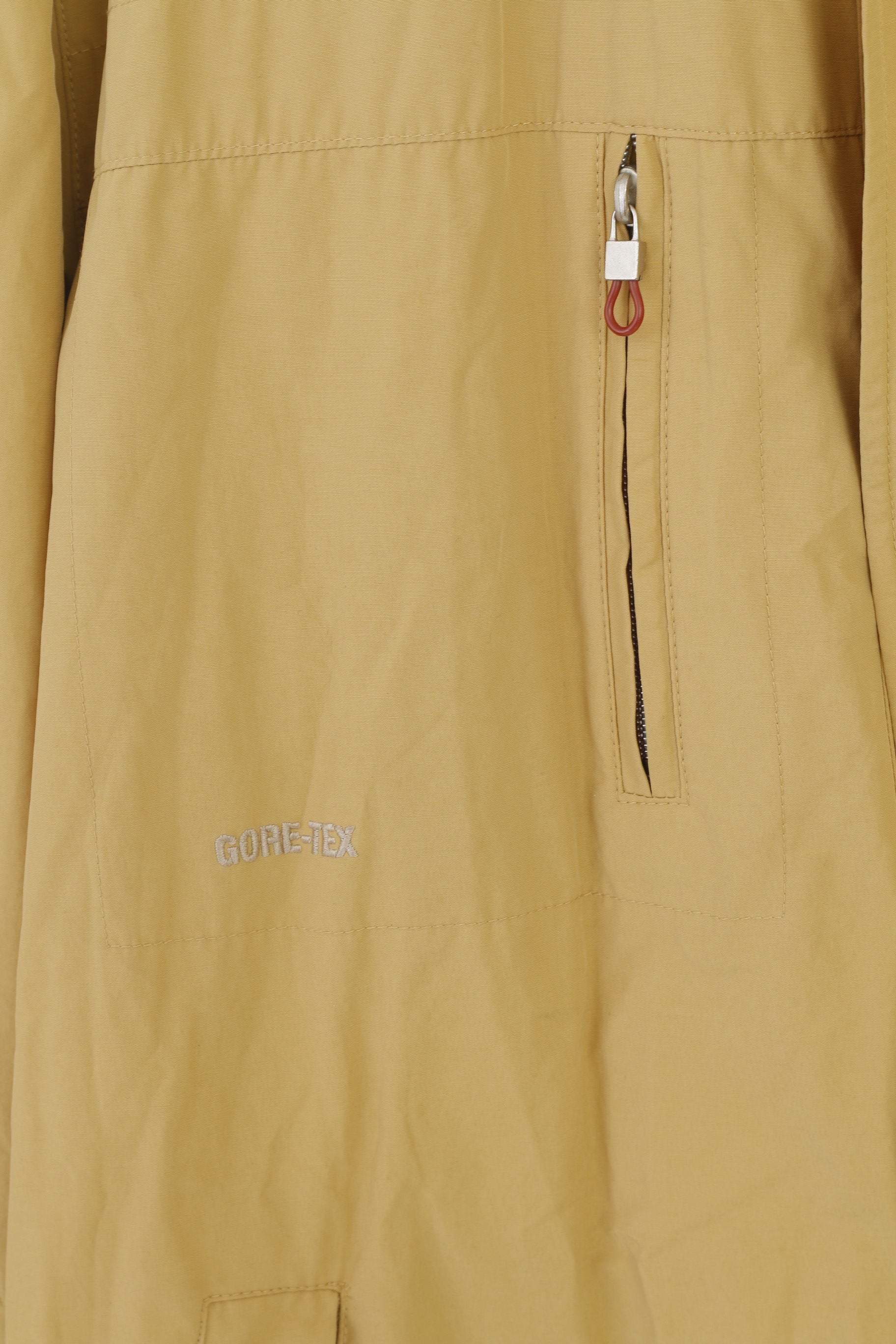 Bugatti Gore-Tex Men 27 XL Jacket Camel Full Zipper Multi Pockets Classic Top