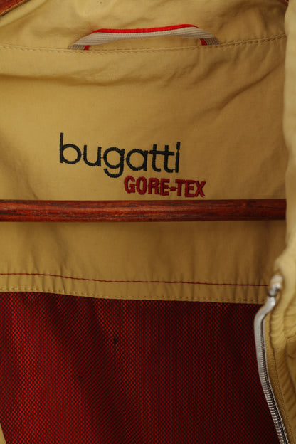 Bugatti Gore-Tex Men 27 XL Jacket Camel Full Zipper Multi Pockets Classic Top