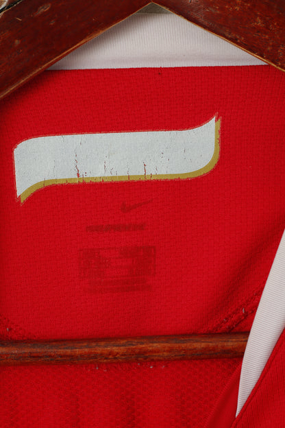 Nike Arsenal Men L Shirt Red Football Min #2 Jersey Sportswear Vintage Top