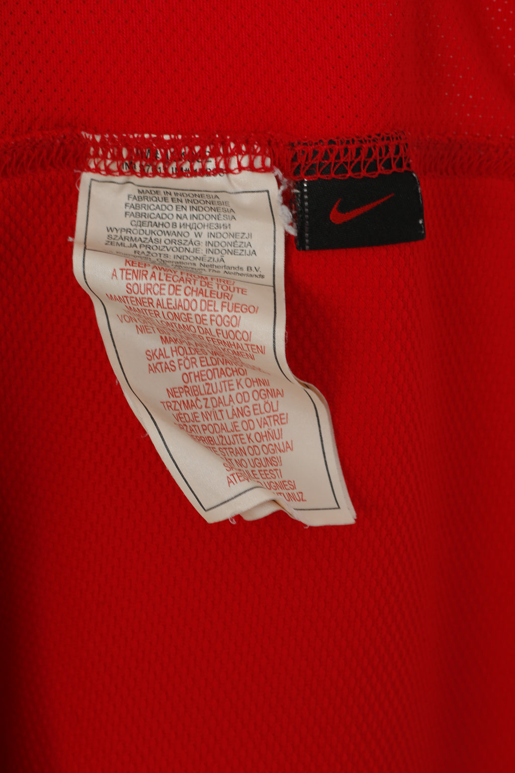 Nike Arsenal Men L Shirt Red Football Min #2 Jersey Sportswear Vintage Top