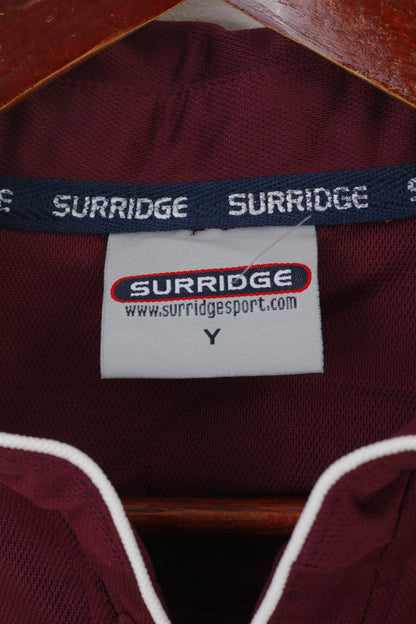 Surridge Youth Y Shirt Maroon Prince's Trust Challange Trophy 2007 Sportswear Haut en jersey