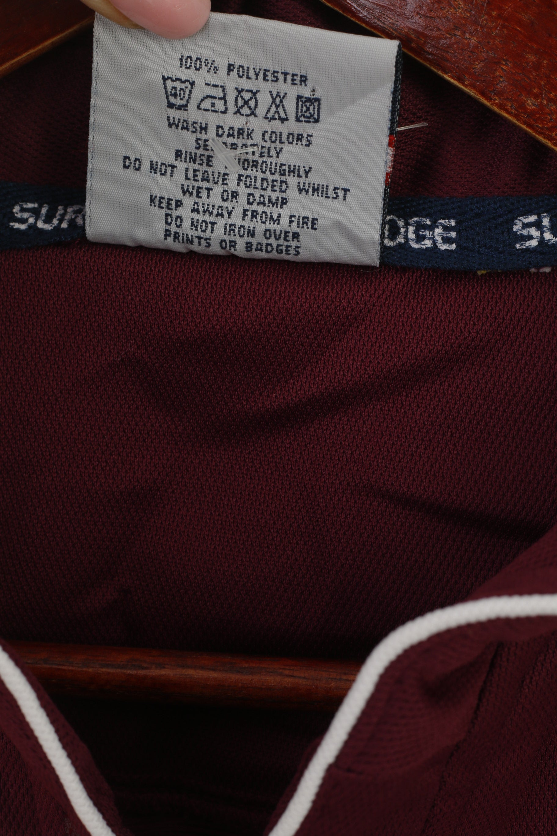 Surridge Youth Y Shirt Maroon Prince's Trust Challange Trophy 2007 Sportswear Haut en jersey