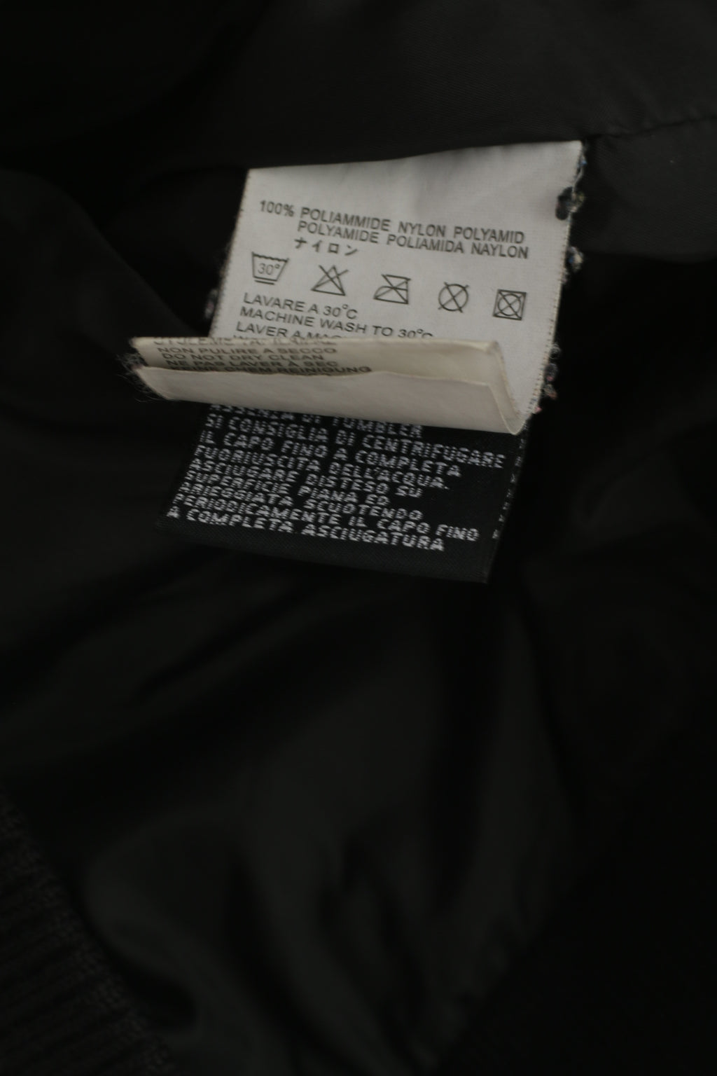 Diesel Women M Jacket Black Nylon Hooded Cropped Zip Up Padded Bomber Top