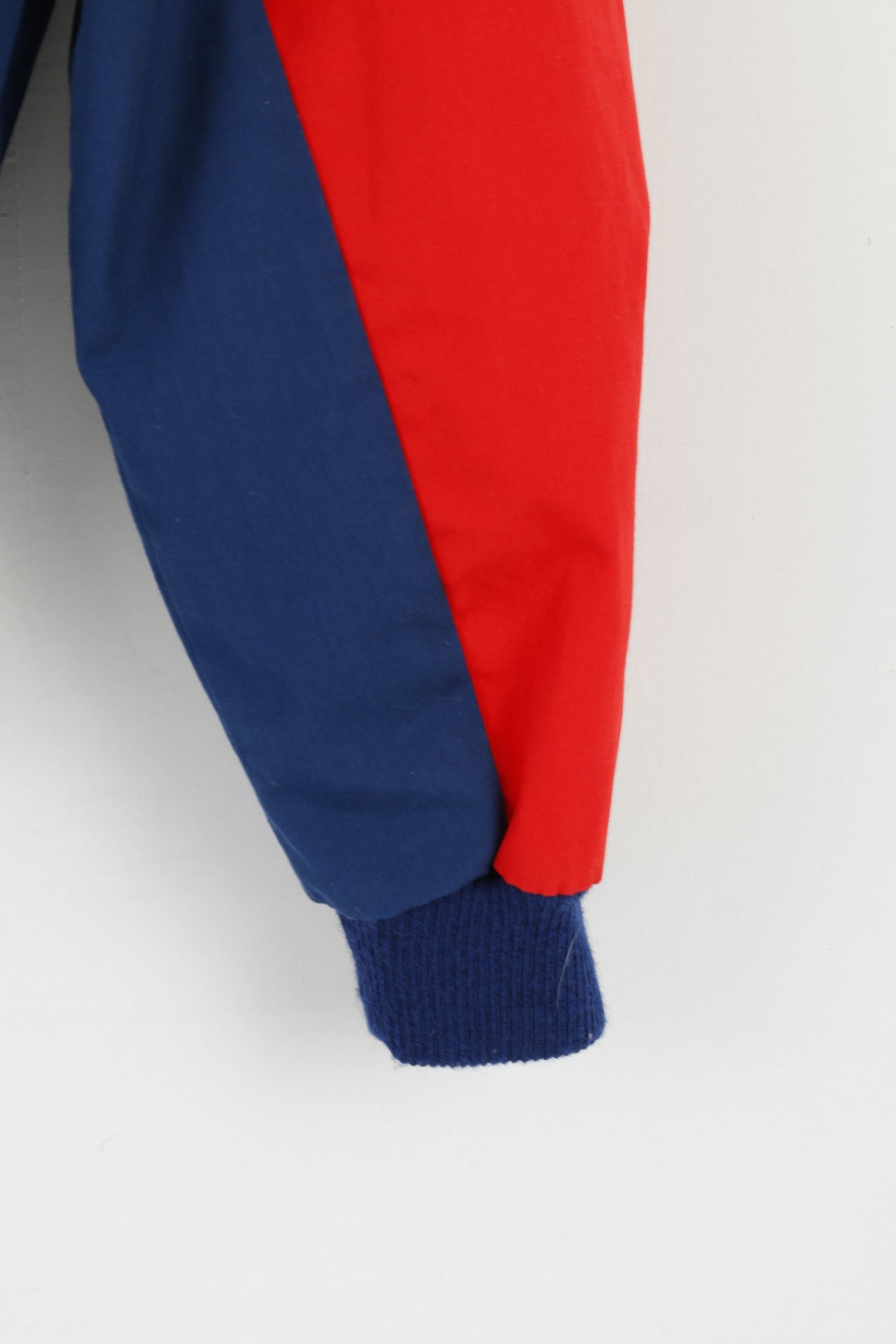 Norheim Men S/M Jacket Red Navy Vintage Zip Up Lightweight Oldschool '90 Top