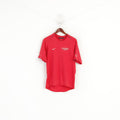 Nike Hommes M Chemise Rouge Team Sportia Simrishamn Football Vintage Jeraey Top
