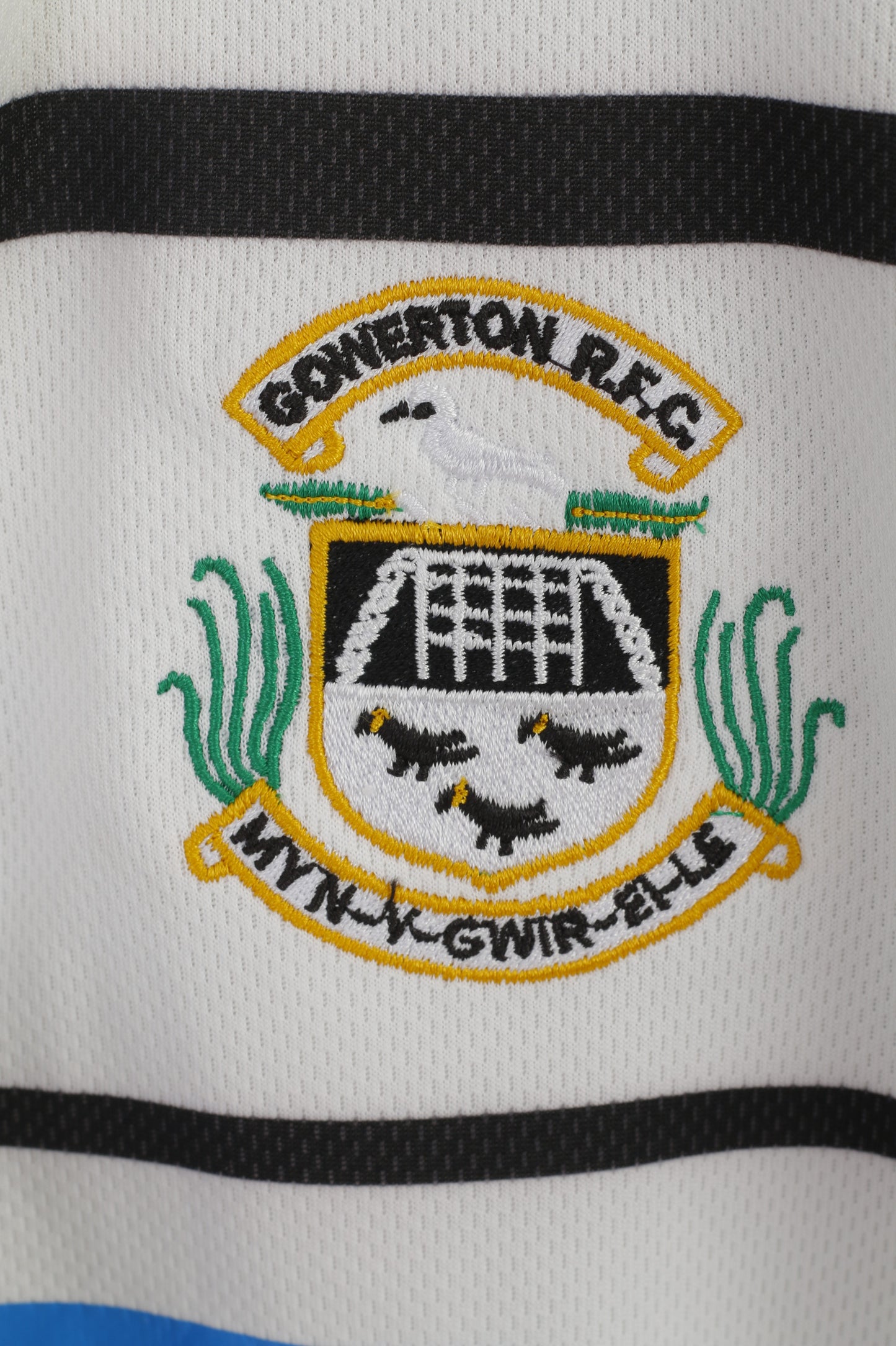 Nouveau Kooga Rugby L chemise blanc Gowerton RFC Performance Match haut en maillot