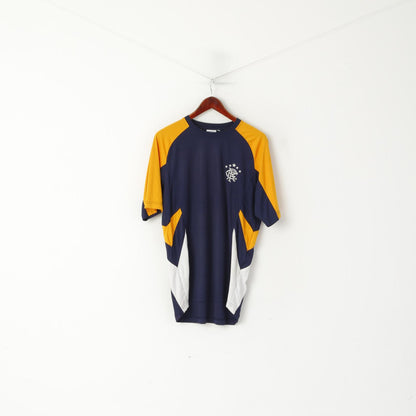 Rangers Produit Officiel Hommes XL Chemise Marine Football Club Jersey Activewear Top