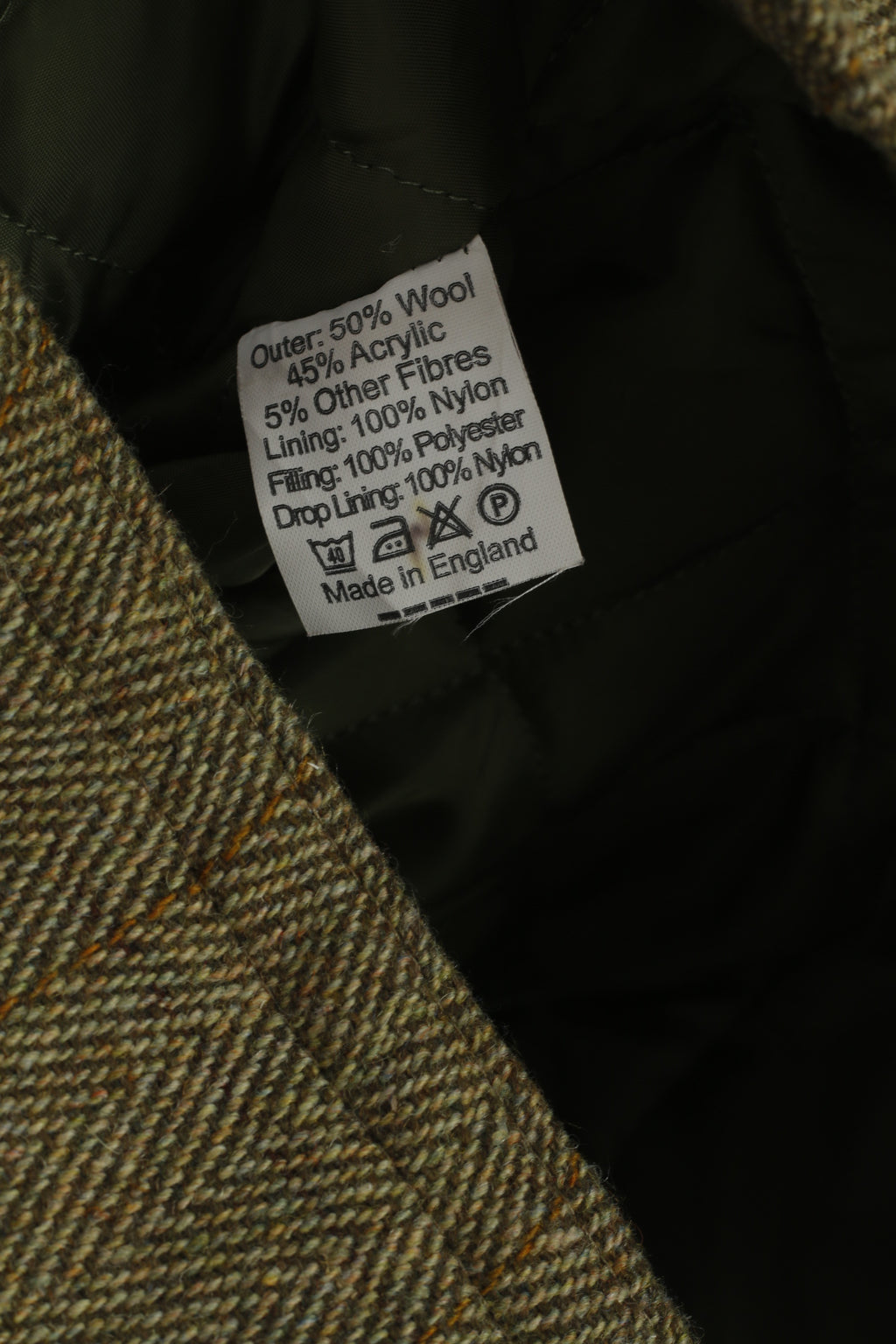 Openair Countrywear Women 12 M Jacket Green Tweed Shooting Hunting Full Zipper Top
