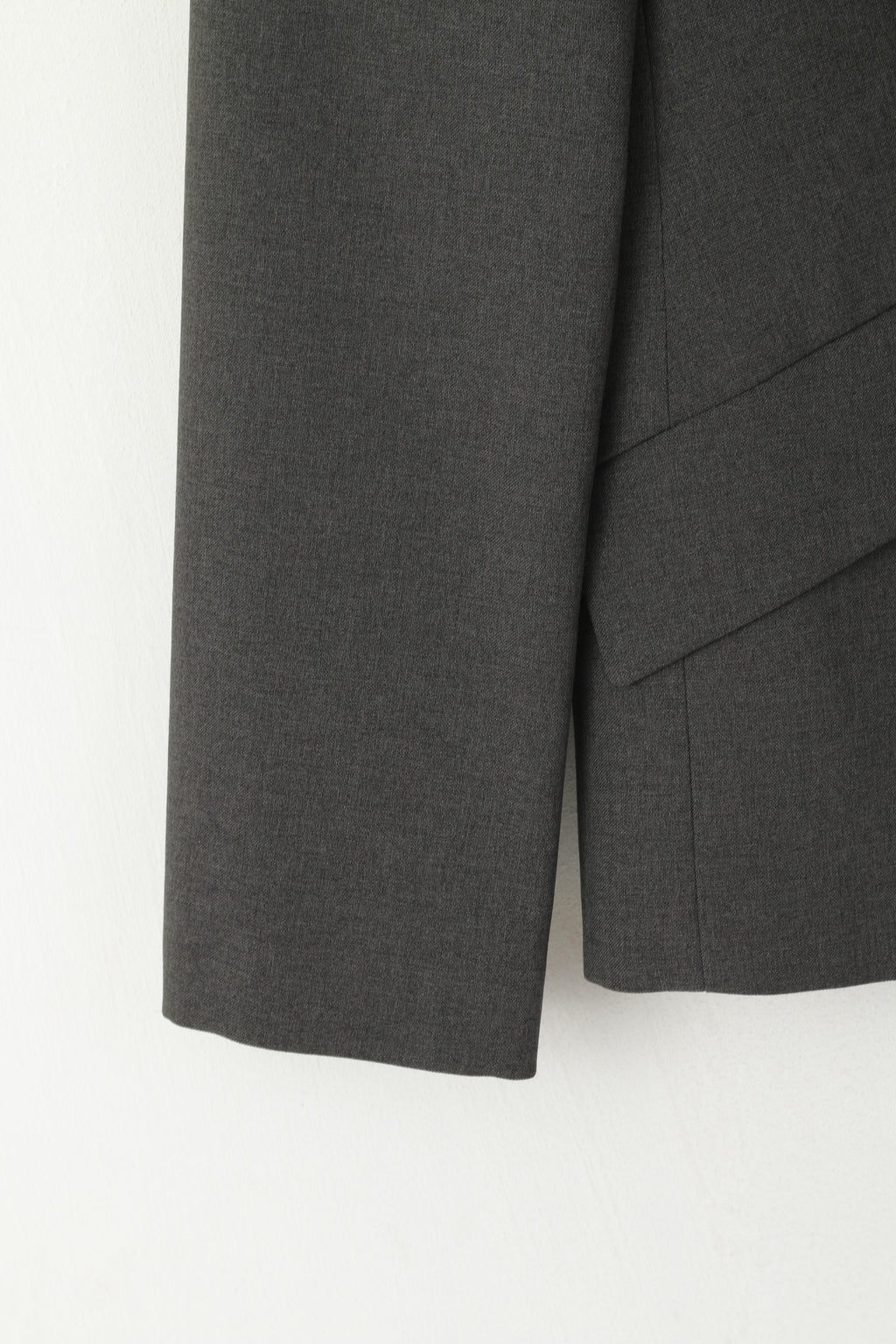 United Colors Of Benetton Femmes 40 XS Blazer Gris Veste Italie à Simple Boutonnage