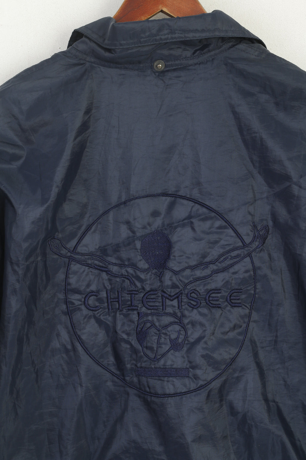 Chiemsee Windsurfing Men XL Jacket Navy Vintage Active Wear Zip Up Top