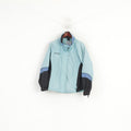 Columbia Sportswear Veste Femme Bleu Vintage Bomber Nylon Haut Imperméable