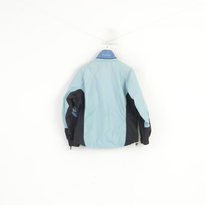 Giacca Columbia Sportswear da donna, bomber vintage blu, in nylon, top impermeabile