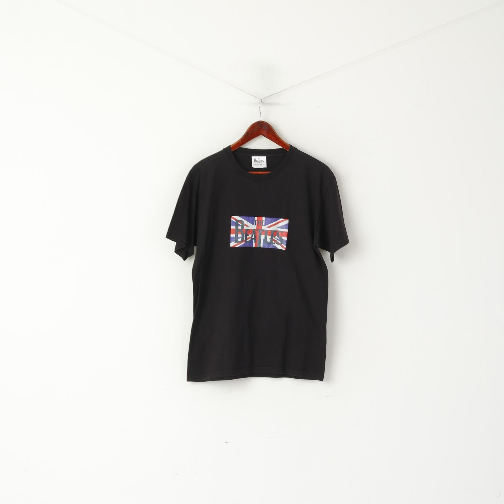 Fruit Of The Loom Homme L (M) T-Shirt Noir Coton The Beatles