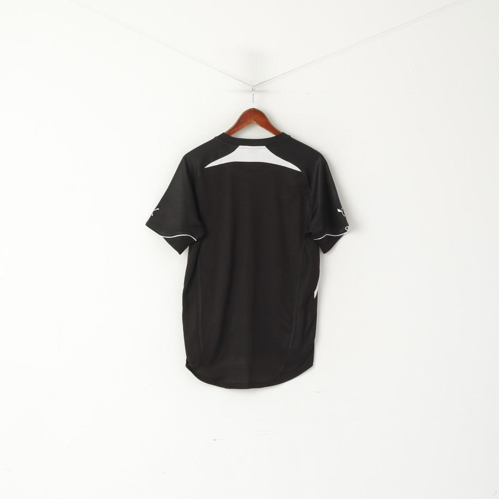 Maglia Puma da uomo L nera Newcaste United Football Club Sportswear Jersey Maglia da calcio