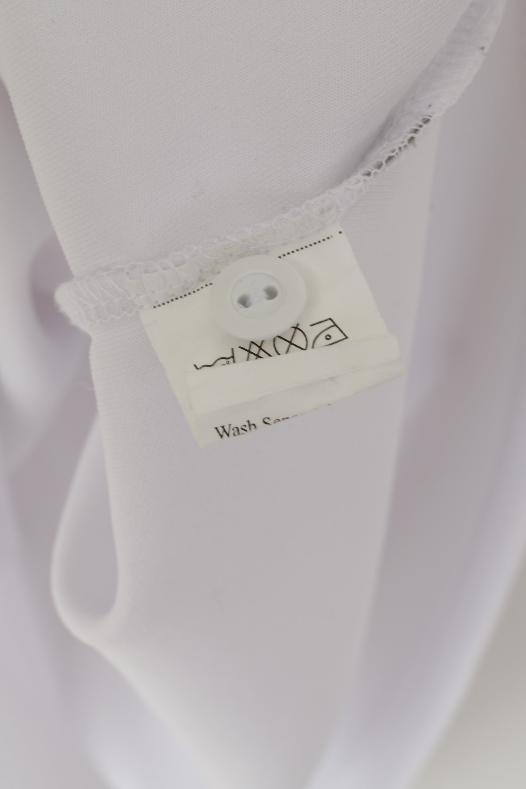 Orion Falcons Men L Shirt White Rugby Vintage Sportswear Jersey V Neck Top