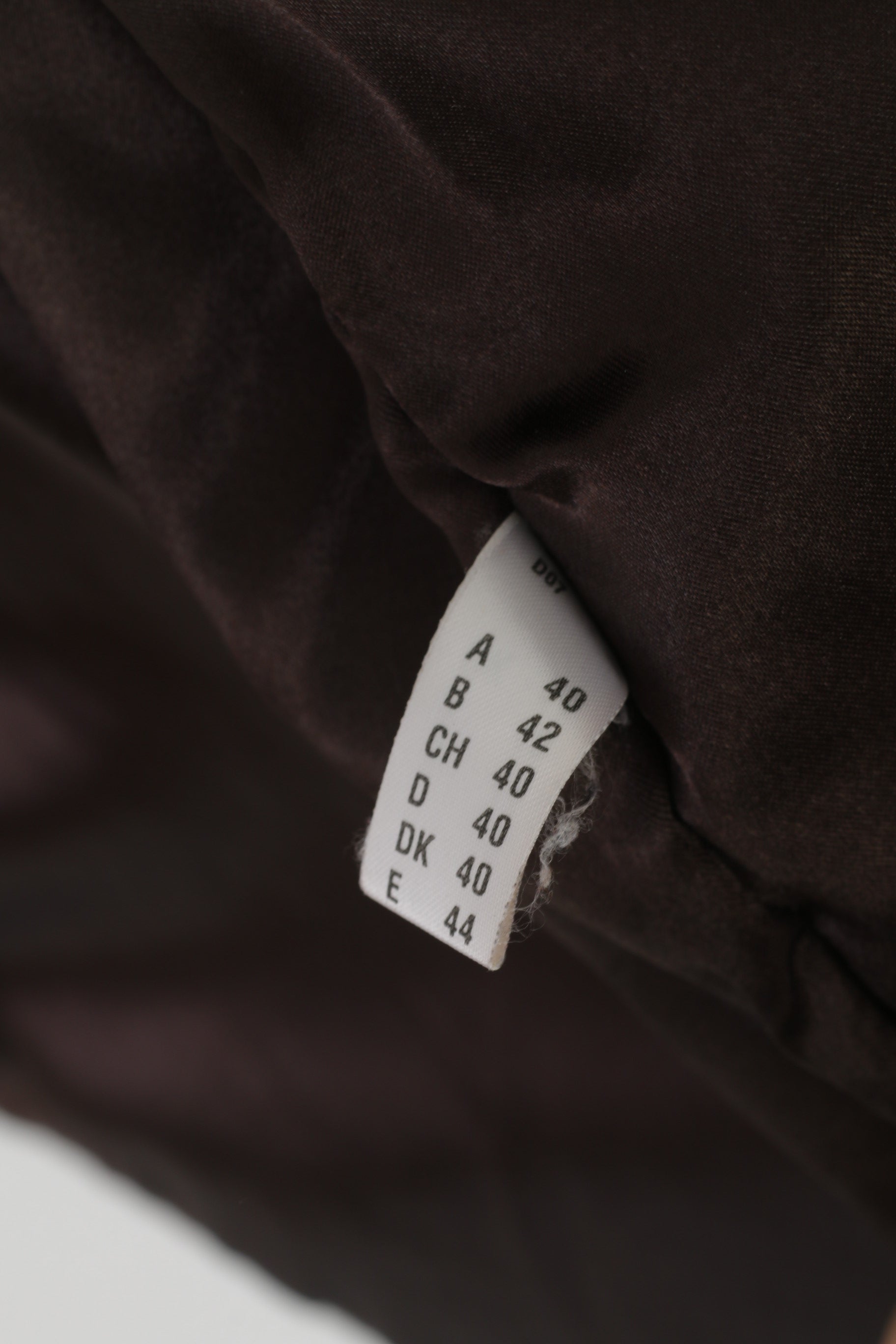 C&A Your 6th Sense Women 14 40 Jacket Brown Leather Full Zipper Vintage Retro Top