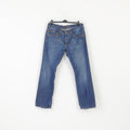 Camp David Men 36 Jeans Trousers Navy Denim Cotton Long Straight Leg Pants