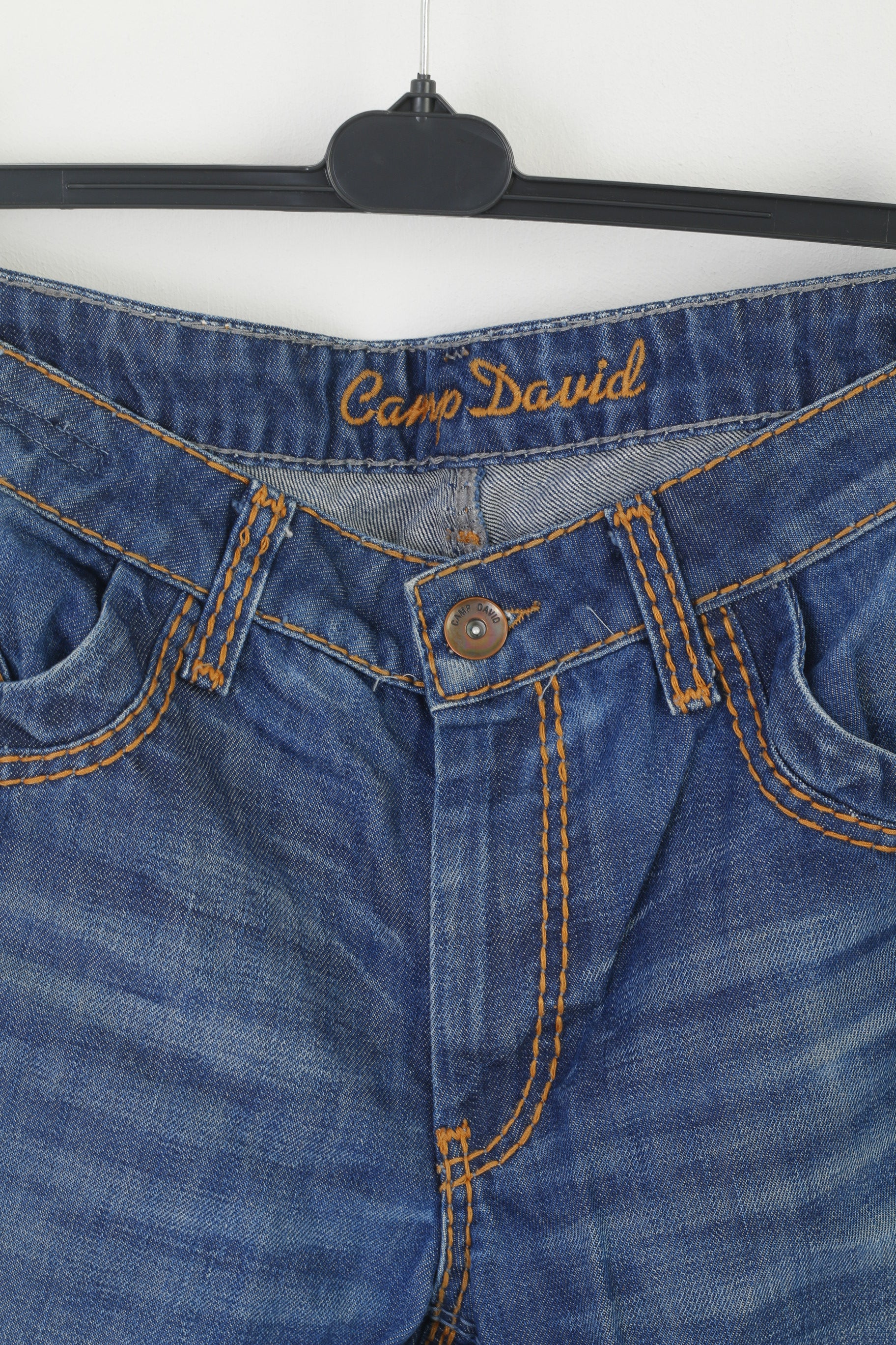 camp david jeans sale Camp David Men 36 Jeans Trousers Navy Denim Cotton Long Straight Leg P – Retrospect Clothes