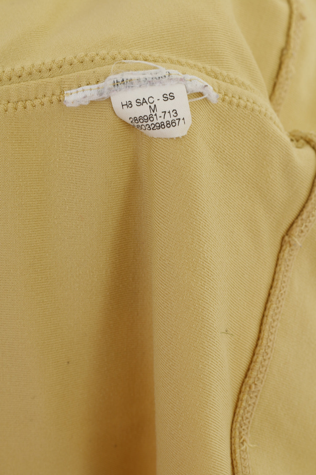 Nike Women M Shirt Tank Top Gold Fitness Sport Stretch Dri Fit Vest