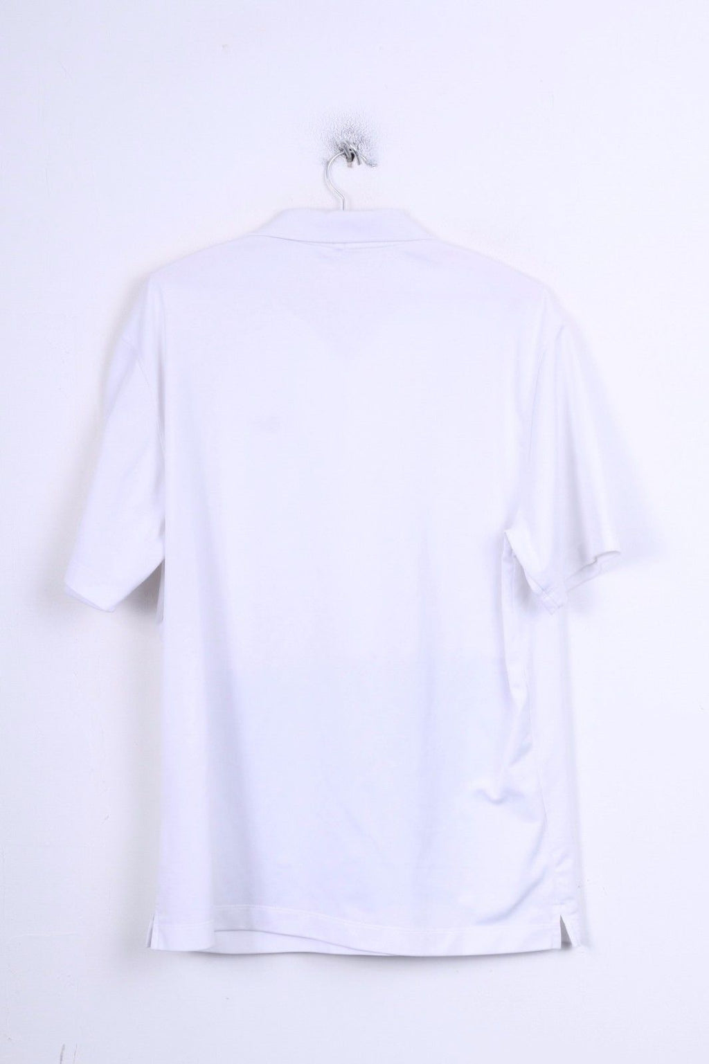 Nike Golf Mens L Polo Shirt White Sport Dri-Fit Training