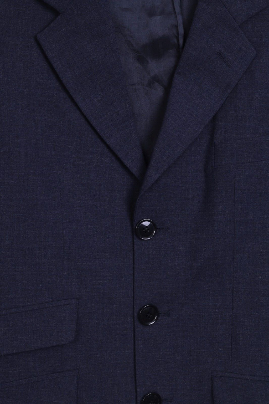 Giacca blazer da uomo 38 S John Rocha in lana monopetto blu scuro